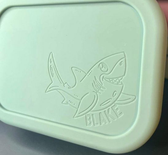 Personalized Silicone Bento Lunch Box: Personalized Lunch Box