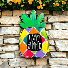 Load image into Gallery viewer, Pineapple Summer Door Hanger
