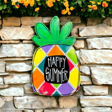 Load image into Gallery viewer, Pineapple Summer Door Hanger