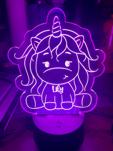 LED Nightlights - Personalized Lights - Kids Room - Gifts (Multiple Designs)