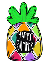 Load image into Gallery viewer, Pineapple Summer Door Hanger