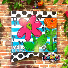Load image into Gallery viewer, Hello Spring Pendant Door Hanger