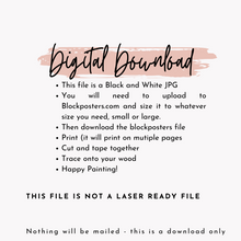 Load image into Gallery viewer, TEMPLATE: Double Cherries Door Hanger Download Template - Printable Template