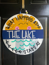 Load image into Gallery viewer, Hi. Hey. Hello. Home Doorhanger - 3D Welcome door decor - wooden hand painted doorhanger