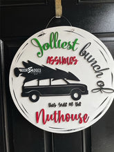 Load image into Gallery viewer, Jolliest Bunch Christmas door hanger - BYF