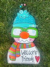 Load image into Gallery viewer, Hi. Hey. Hello. Home Doorhanger - 3D Welcome door decor - wooden hand painted doorhanger