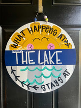 Load image into Gallery viewer, Hi. Hey. Hello. Home Doorhanger - 3D Welcome door decor - wooden hand painted doorhanger
