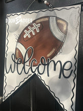 Load image into Gallery viewer, Hi. Hey. Hello. Home Doorhanger - 3D Welcome door decor - wooden hand painted doorhanger