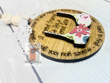 Load image into Gallery viewer, Good Friend - Good Bra wooden ornament