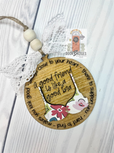Load image into Gallery viewer, Good Friend - Good Bra wooden ornament