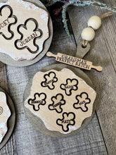 Load image into Gallery viewer, Christmas Family Gingerbread Ornament - Cookie Wooden Ornament - DoorBadges