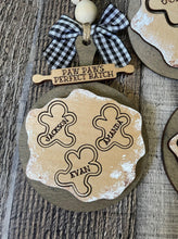 Load image into Gallery viewer, Christmas Family Gingerbread Ornament - Cookie Wooden Ornament - DoorBadges