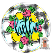 Load image into Gallery viewer, Summer Lemon Door Hanger - DoorBadges