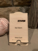 Load image into Gallery viewer, Wooden Cell Phone Holder - Elkhorn South - DoorBadges