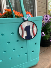 Load image into Gallery viewer, Bogg Bag Charm - Bag Tag - Mom Accessories - Sports Mom - Kids Bag Tag - DoorBadges