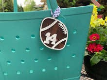 Load image into Gallery viewer, Bogg Bag Charm - Bag Tag - Mom Accessories - Sports Mom - Kids Bag Tag - DoorBadges