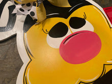 Load image into Gallery viewer, Bee Happy Bumble Bee Door Hanger - DoorBadges