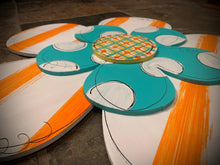 Load image into Gallery viewer, Spring Flower door hanger, 3D spring flower - DoorBadges