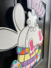 Load image into Gallery viewer, Easter Door Hanger- Bunny Butt Door Hanger - Easter Basket door Decor - DoorBadges