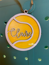 Load image into Gallery viewer, Bogg Bag Charm - Bag Tag - Mom Accessories - Sports Mom - Kids Bag Tag - DoorBadges