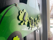 Load image into Gallery viewer, St Patrick's VW Bug Door Hanger - DoorBadges