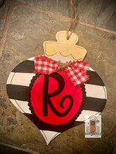Load image into Gallery viewer, Christmas Ornament - Tear Drop Wooden Ornament - DoorBadges