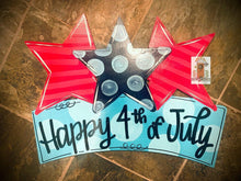 Load image into Gallery viewer, USA Stars - Freedom Door Hanger - DoorBadges