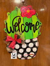 Load image into Gallery viewer, Cactus in a Pot Door Hanger - DoorBadges