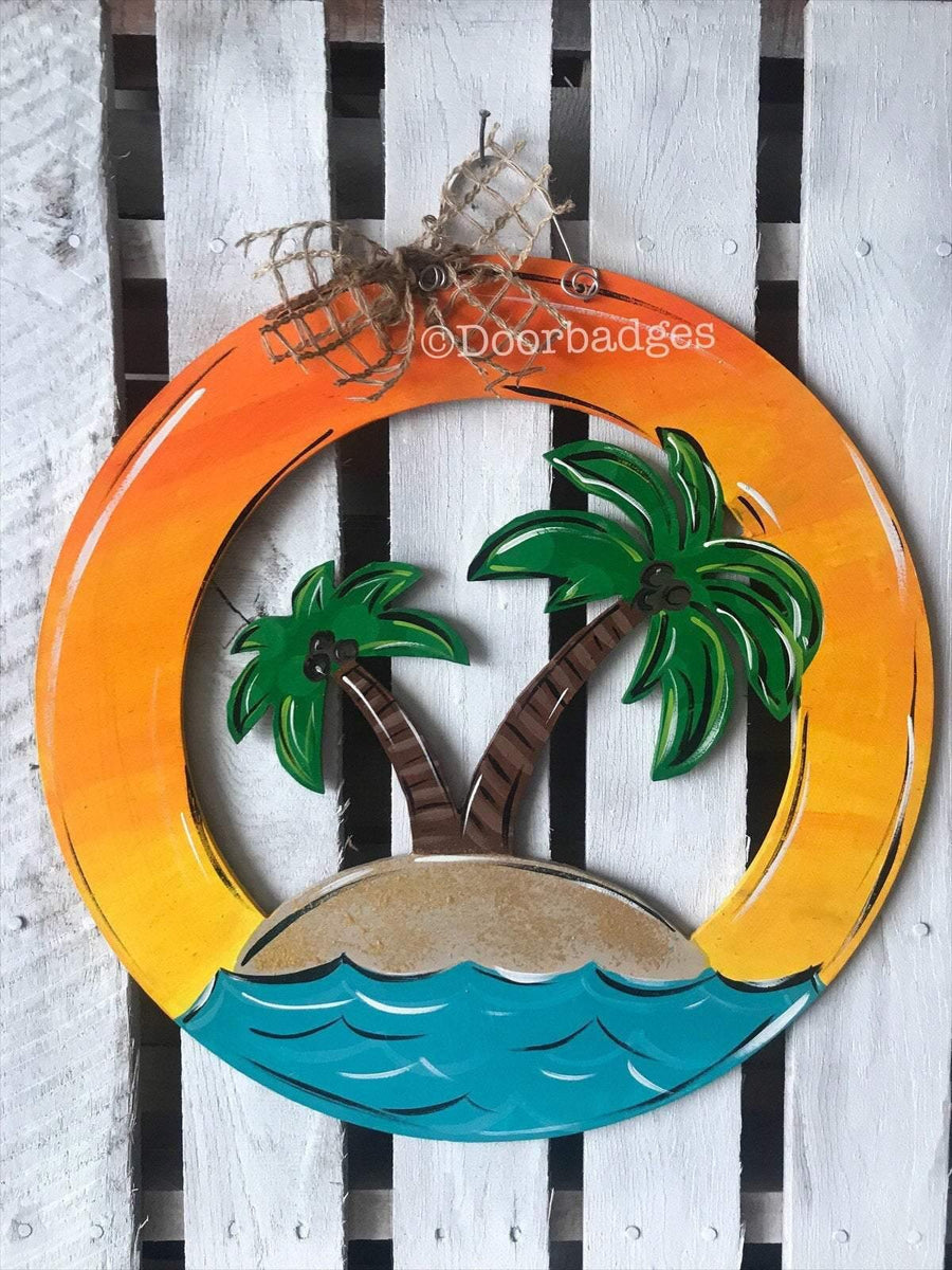 Summer Door Hanger, Pool Side Decor, Pool Door Hanger, shops Door Hanger