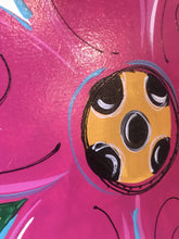 Load image into Gallery viewer, Flower door hanger - spring summer - - DoorBadges