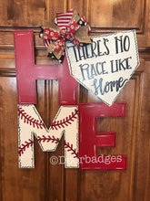 Load image into Gallery viewer, Baseball/Softball door hanger, Home door hanger, sports door hanger, - DoorBadges