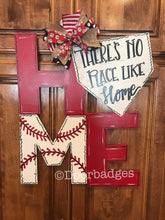 Load image into Gallery viewer, Baseball/Softball door hanger, Home door hanger, sports door hanger, - DoorBadges
