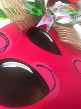 Load image into Gallery viewer, Summer Door Hanger - Watermelon door Decor - summer wreath - hand painted personalized door hanger - DoorBadges