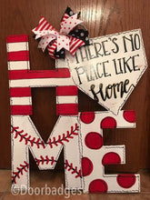 Load image into Gallery viewer, Baseball/Softball door hanger, Home door hanger, sports door hanger, - DoorBadges