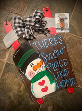 Load image into Gallery viewer, Christmas Sled Door Hanger - Christmas Sign - DoorBadges