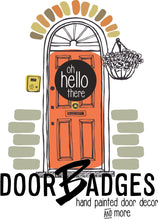 Load image into Gallery viewer, Christmas Door Hanger - Hot Chocolate Door Decor - DoorBadges