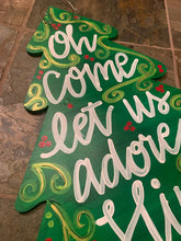 Load image into Gallery viewer, Christmas Door Hanger - Tree Door Decoration - DoorBadges