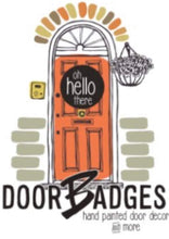 Load image into Gallery viewer, Basketball door hanger, Home door hanger, Sports door hanger, Volleyball door signs, wooden sports door decor, hand painted - DoorBadges