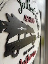 Load image into Gallery viewer, Jolliest Bunch Round door hanger - WHS FB - DoorBadges