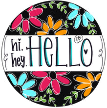 Load image into Gallery viewer, Hello Flower Spring Door Hanger