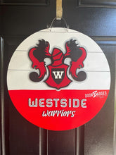 Load image into Gallery viewer, Westside Warriors Door Hanger - DoorBadges
