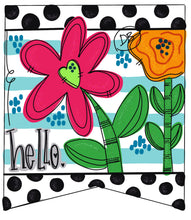 Load image into Gallery viewer, Hello Spring Pendant Door Hanger