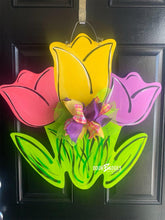 Load image into Gallery viewer, Tulip Bunch Door Hanger - DoorBadges