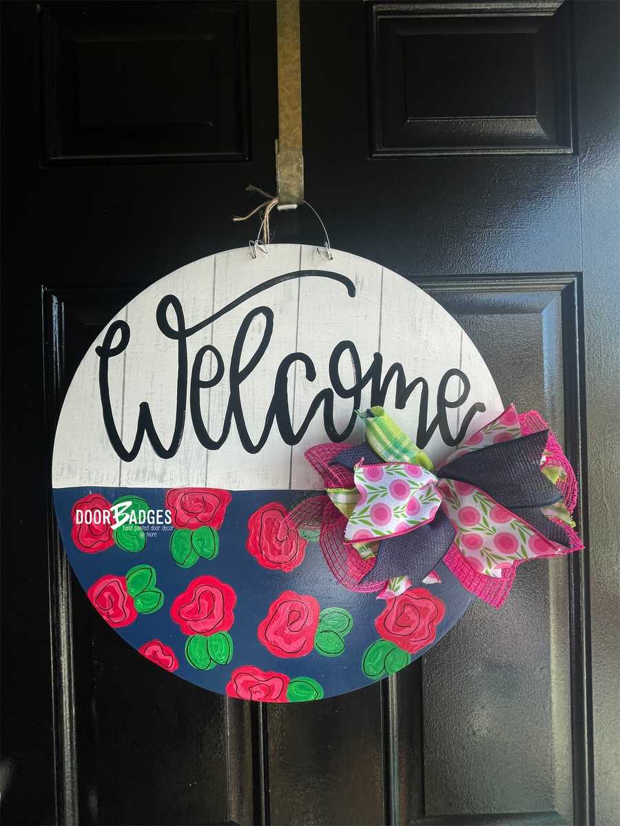 Every outlets Day Floral Door Hanger