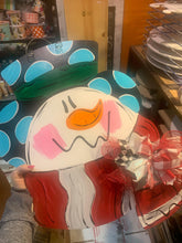Load image into Gallery viewer, Sale Item: Snowman Doorhanger - DoorBadges