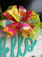 Load image into Gallery viewer, Hello Summer Popsicle Round Doorhanger - 3D Summer door decor - wooden hand painted doorhanger - DoorBadges
