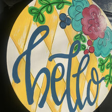 Load image into Gallery viewer, Hello Summer Door Hanger - DoorBadges
