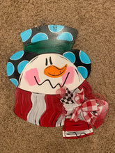 Load image into Gallery viewer, Sale Item: Snowman Doorhanger - DoorBadges