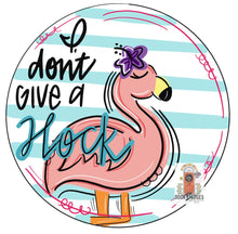 Load image into Gallery viewer, Flamingo Flock door hanger - Summer door decor - hand painted personalized door hanger - DoorBadges