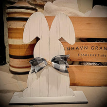 Load image into Gallery viewer, Farmhouse Easter Bunny Shelf Sitter - DoorBadges